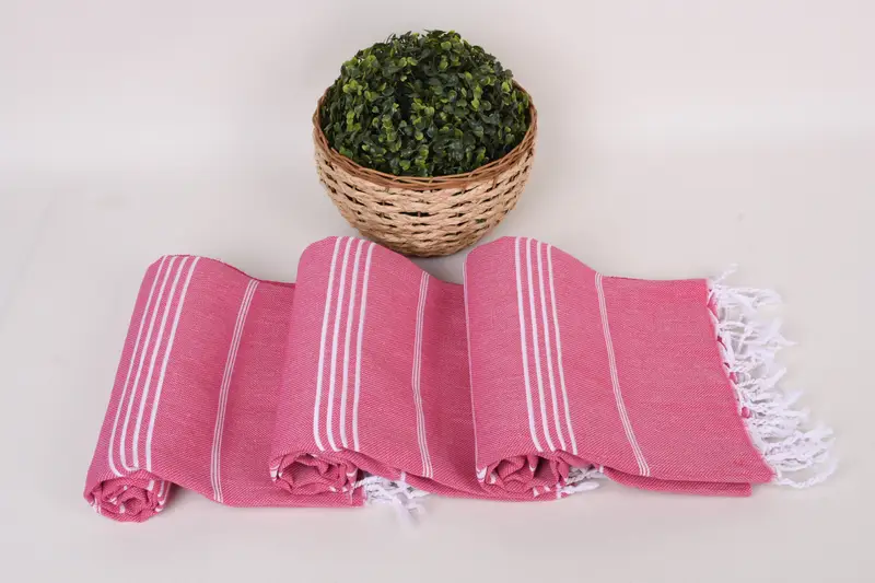 Monogram Turkish Towel, Handmade Gift, Quick-dry travel peshtemal towel, Bridal Shower Favors, Customized Towels, 70x40 Cotton Striped Towel - 8