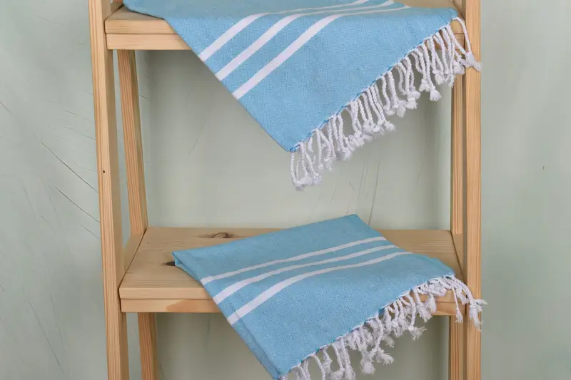 40x24 Baumwollstreifenhandtuch, türkisches Handtuch, Brautjungferngeschenke, Geschenk für Hochzeitstag, kleine Badetücher, personalisiertes Hochzeitsgeschenk für Paare - 5