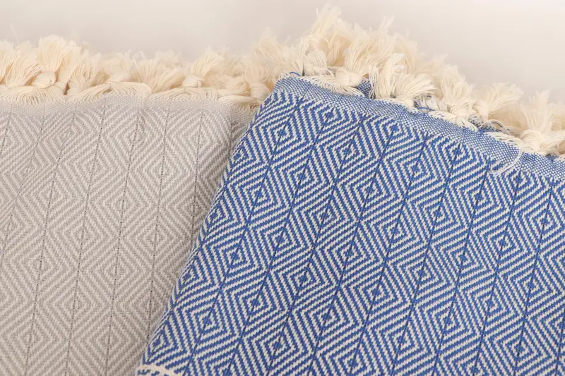 80x70 Cotton Diamond Towel, Decorative Blanket, Personalized Bridesmaid Gift, Bedspread, Woven Throw Blanket, Bachelorette Party Items - 8