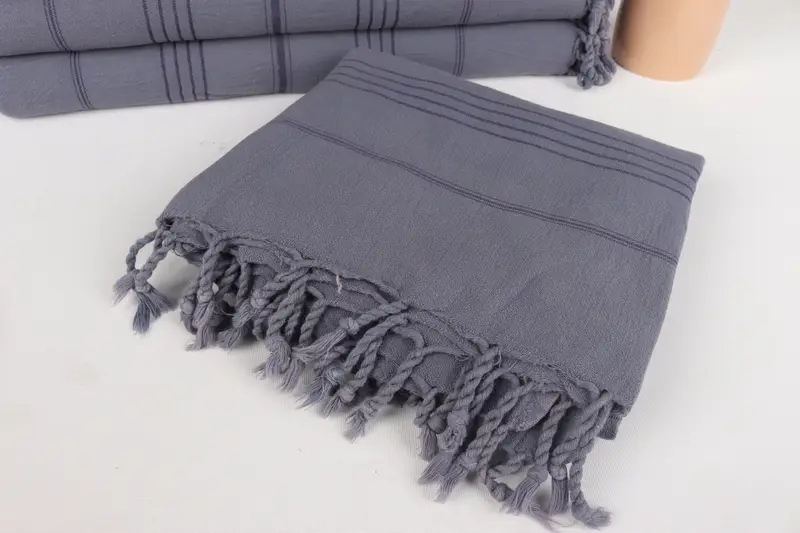 Personalized Gifts, 64x36 Cotton Striped Stonewashed Towel, Turkish Towel USA, Spa Towel, Family Gift Basket, Personalized Wedding Gift, Spa Gift - 5