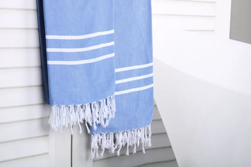 Baby Boy Gift, Sand-resistant towel, Bachelor Bachelorette Party Favors, Soft towel, Embroidery Towel, Cute Beach Towel, 70x40 Cotton Striped Towel - 8