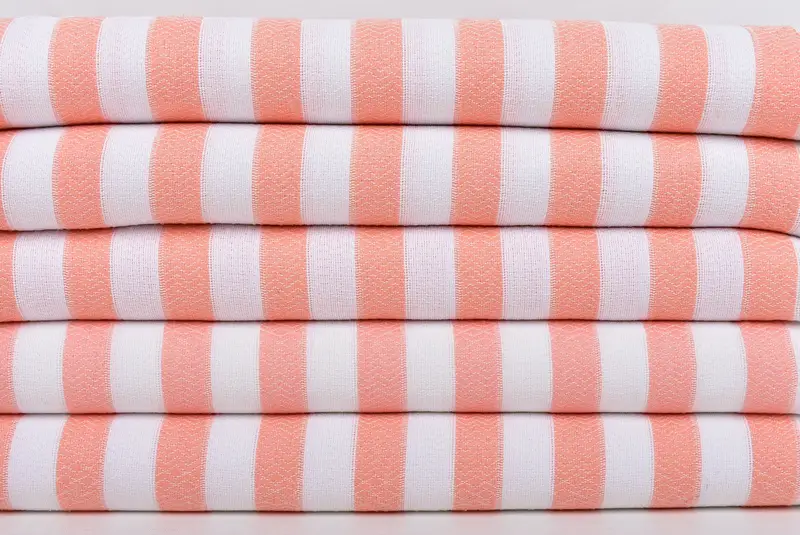 Wedding Towel, Quick-Dry Beach Towel, Bachelor Towel, 70x36 Cotton Striped Towel, Organic Turkish towel, Bridal Shower Favor, Gifts For Him - 2