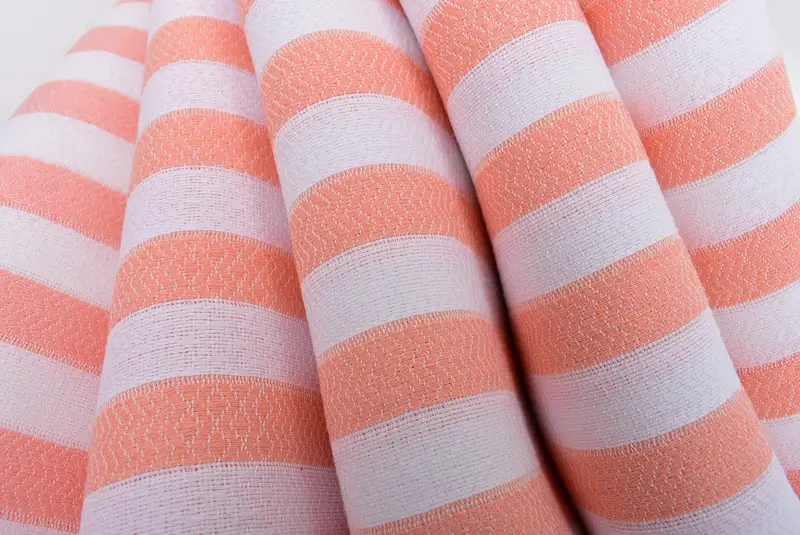 Wedding Towel, Quick-Dry Beach Towel, Bachelor Towel, 70x36 Cotton Striped Towel, Organic Turkish towel, Bridal Shower Favor, Gifts For Him - 5