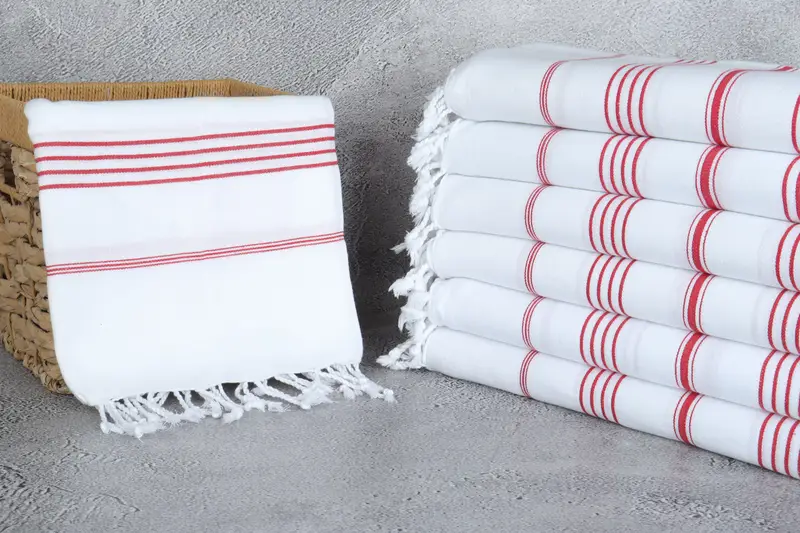 Bachelorette Party Gift, Scarf Towel, Beach Size Towel, Anniversary Gift For Her, 70x40 Cotton Striped Towel, Beach Towel Gift, Monogram Beach Towel - 3