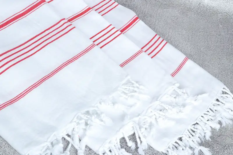 Bachelorette Party Gift, Scarf Towel, Beach Size Towel, Anniversary Gift For Her, 70x40 Cotton Striped Towel, Beach Towel Gift, Monogram Beach Towel - 5