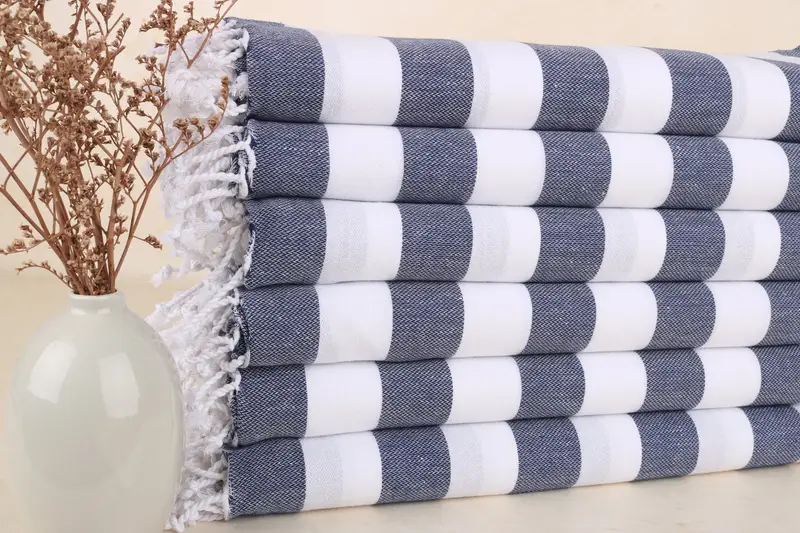 Gift For Her, 70x40 Cotton Striped Towel, Bachelor Party Favors, Personalized Home Gift Wedding, Bridesmaid Gift Towel, Quick-dry towel, Spa Towel - 2