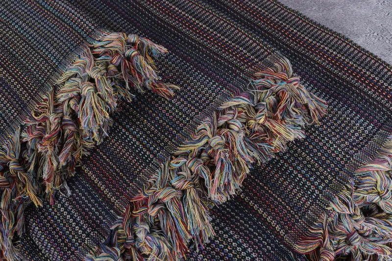 Woven Throw Blanket, Organic Throw, 100x80 Cotton Waffle Towel, Throw Blanket, Boho Throw Blankets, Bachelor Gifts, Oversized Beach Towel - 5