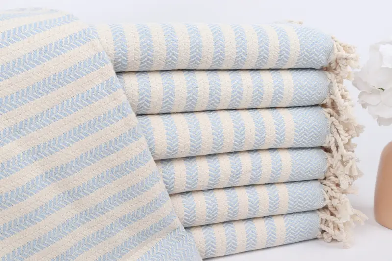 Bridesmaid Gift, 70x40 Cotton Chevron Towel, Gift For Bride, Organic Turkish towel, Bachelorette Party Favors, Turkish Towel Monogram, Pool Towels - 1