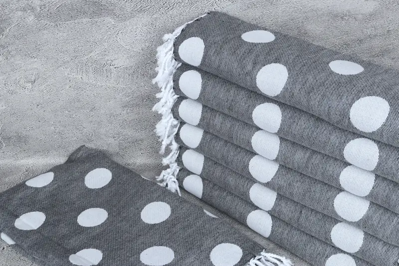 Bachelorette Gifts, Miami Bachelorette Party Favors, Soft towel, Hammam Towel USA, Quick-Dry Beach Towel, Xmas Gifts, 70x40 Cotton Polka Dot Towel - 2
