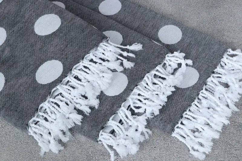 Bachelorette Gifts, Miami Bachelorette Party Favors, Soft towel, Hammam Towel USA, Quick-Dry Beach Towel, Xmas Gifts, 70x40 Cotton Polka Dot Towel - 5