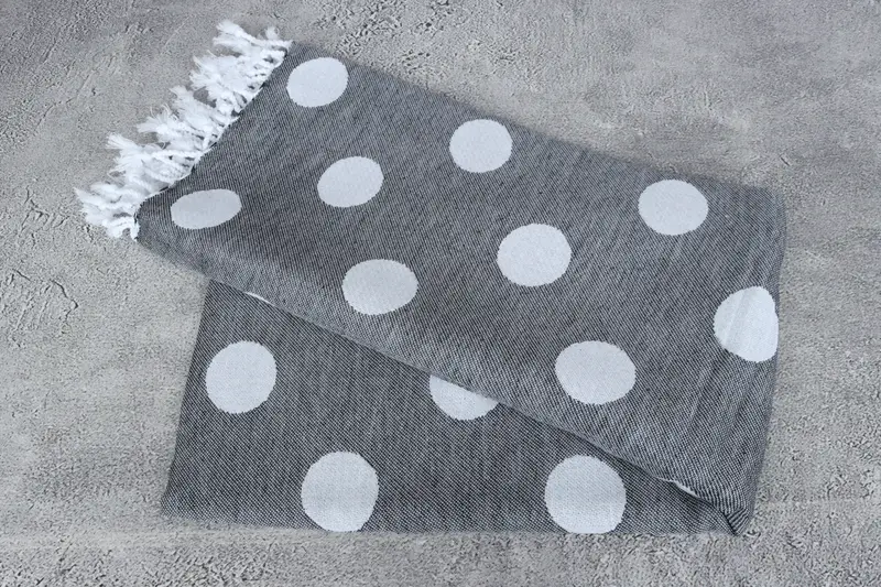 Bachelorette Gifts, Miami Bachelorette Party Favors, Soft towel, Hammam Towel USA, Quick-Dry Beach Towel, Xmas Gifts, 70x40 Cotton Polka Dot Towel - 6