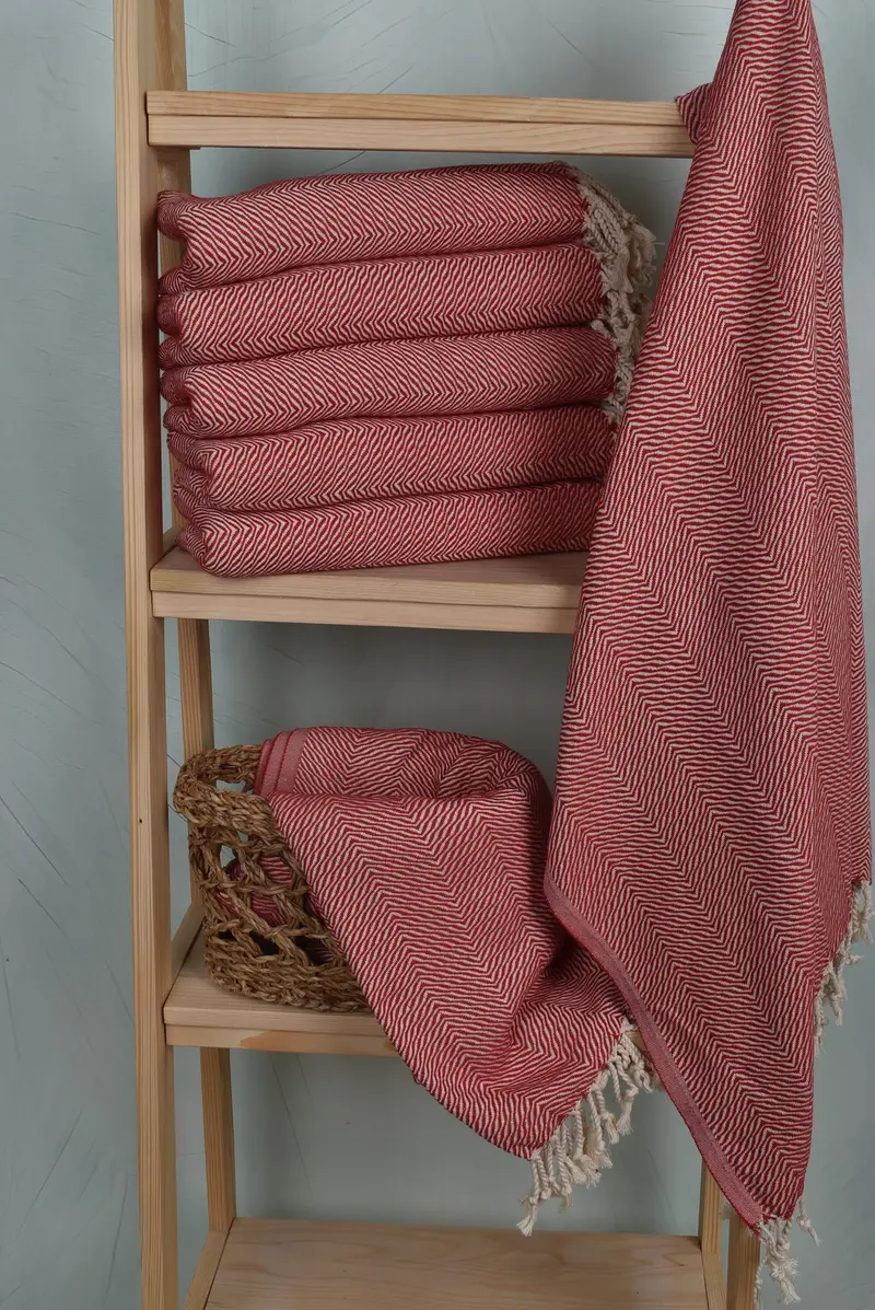 70x40 Cotton Chevron Towel, Gift Towel, Bachelorette Party Gifts Bridesmaids, Summer Towel, Bridal Shower Favors, Custom Turkish Towel, Gift For Her - 3