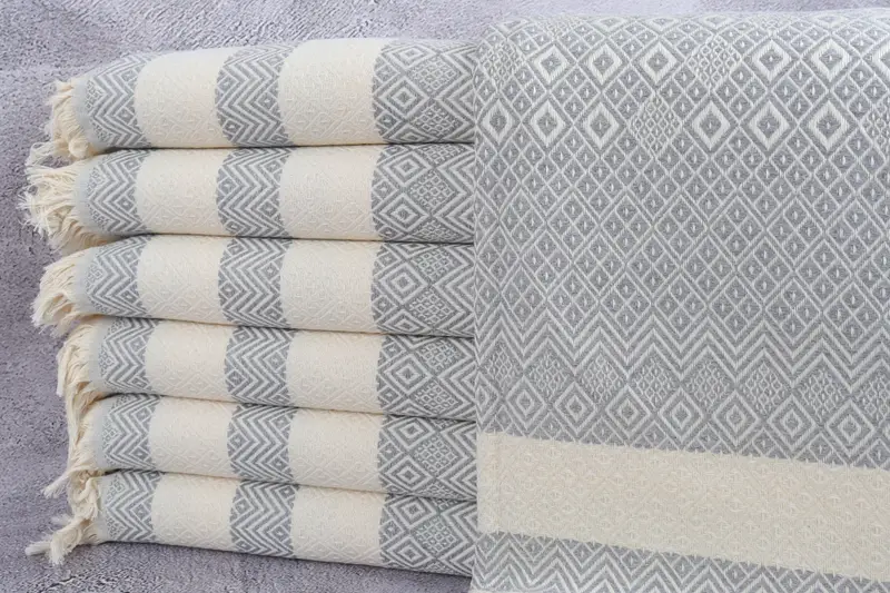 70x40 Cotton Diamond Towel, Beach towel, Monogram Turkish Towel, Personalized Bridesmaid Gift, Welcome Wedding Gift, Turkish Bath Towel USA - 1