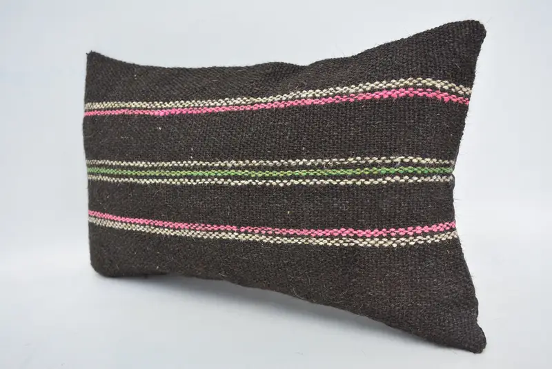 Antique Pillows, Home Decor Pillow, 12x20 Bronze Pillow Sham, Kilim Pillow Cover, Accent Throw Pillow Cover, Pillow Case, Indoor Pillow Cover - 4