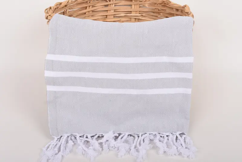 Beach Wedding Favor, Wedding Gift, Merry Christmas Gifts, Gym Towel, Monogrammed Hand Towel, Kitchen Towel, 40x18 Cotton Striped Towel, Summer Gift - 5