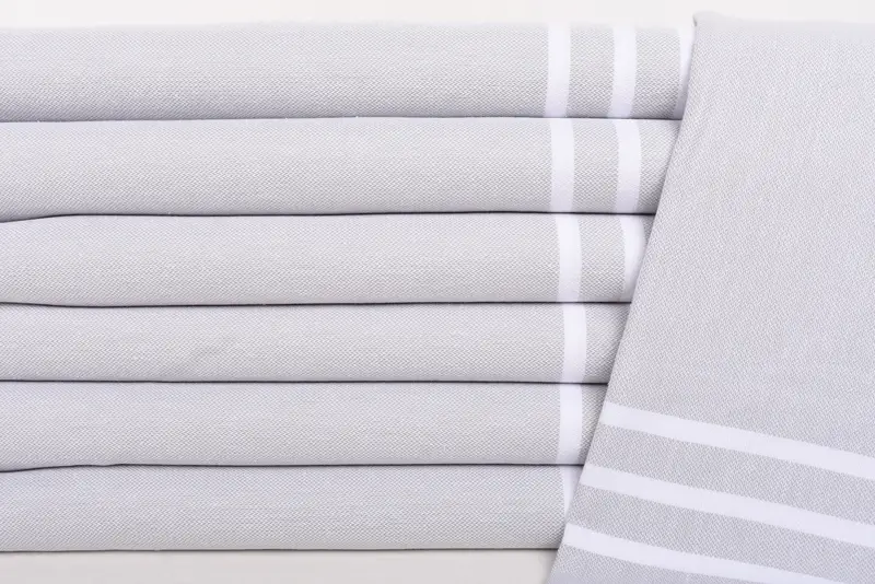 Beach Wedding Favor, Wedding Gift, Merry Christmas Gifts, Gym Towel, Monogrammed Hand Towel, Kitchen Towel, 40x18 Cotton Striped Towel, Summer Gift - 2