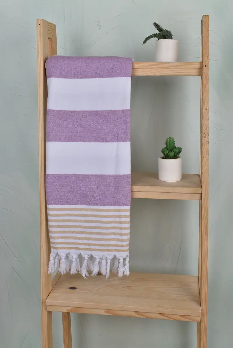 Bachelor Bachelorette Party Favors, Custom Gift, 68x36 Cotton Striped Terry Towel, Monogram Turkish Towel, Baby Boy Gift, Handmade Turkish Towel - 8