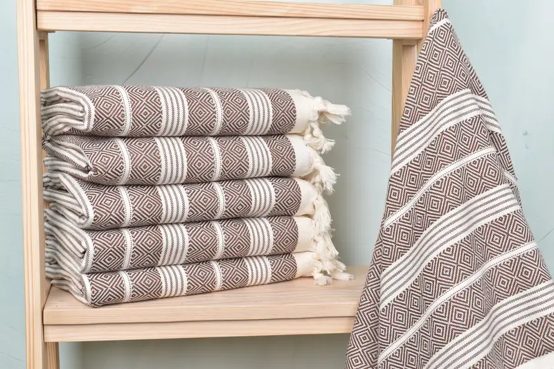 Turkish Beach Towel Bulk, Lightweight Turkish towel, Personalized Turkish Towel, Home Decor Towel, Handmade Gift, 70x38 Cotton Diamond Towel - 1