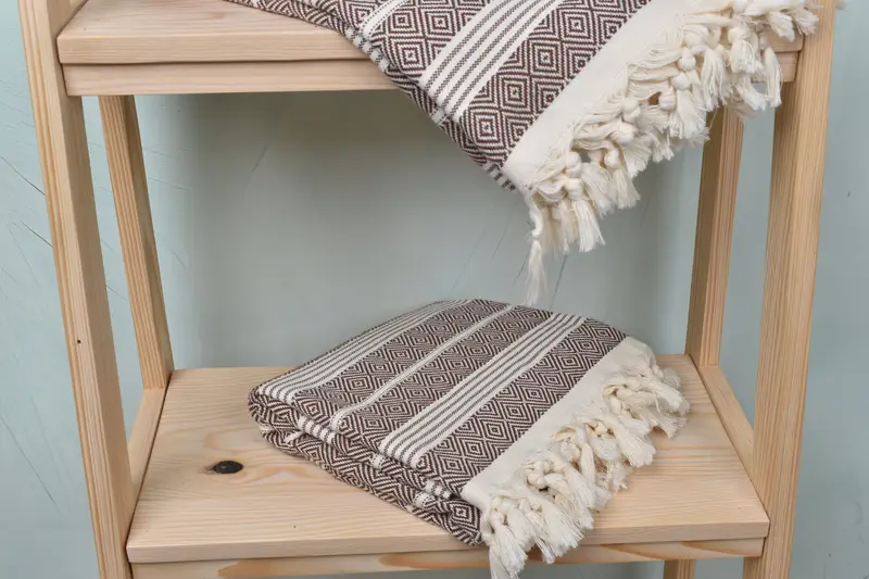 Turkish Beach Towel Bulk, Lightweight Turkish towel, Personalized Turkish Towel, Home Decor Towel, Handmade Gift, 70x38 Cotton Diamond Towel - 5