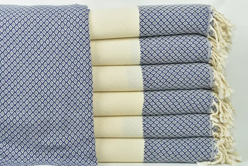 Bath towel, Quick-Dry Beach Towel, 70x36 Linen Diamond Towel, Wedding Gift For Bride, Girls Weekend Getaways Gifts, Personalized Turkish Towel - 1