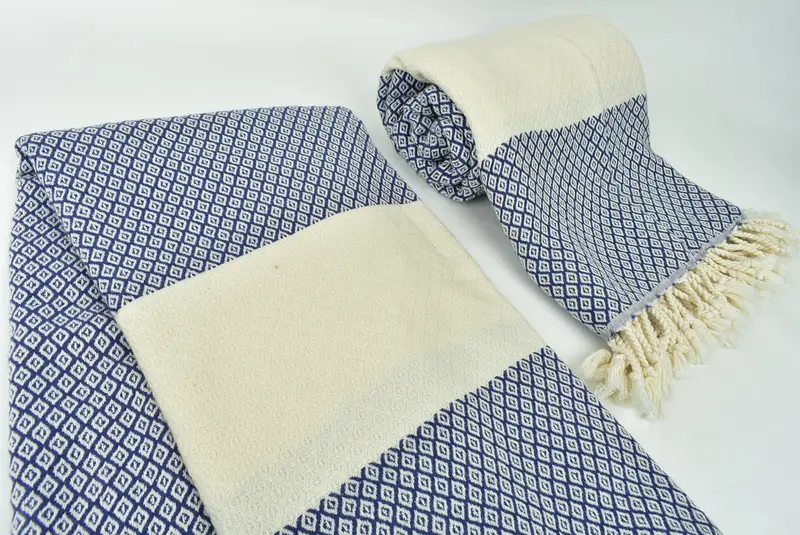 Bath towel, Quick-Dry Beach Towel, 70x36 Linen Diamond Towel, Wedding Gift For Bride, Girls Weekend Getaways Gifts, Personalized Turkish Towel - 7
