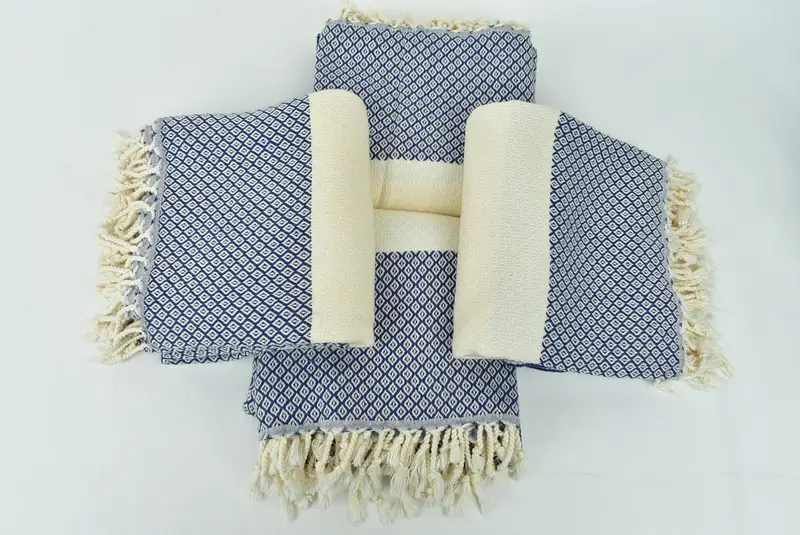 Bath towel, Quick-Dry Beach Towel, 70x36 Linen Diamond Towel, Wedding Gift For Bride, Girls Weekend Getaways Gifts, Personalized Turkish Towel - 6