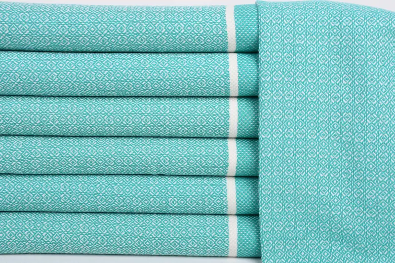 Favores de boda, toalla de diamante de algodón 32x16, toallas de baño, toalla de regalo de dama de honor, toalla de cocina de monograma, favores de ducha de novia, regalo para la casa - 1