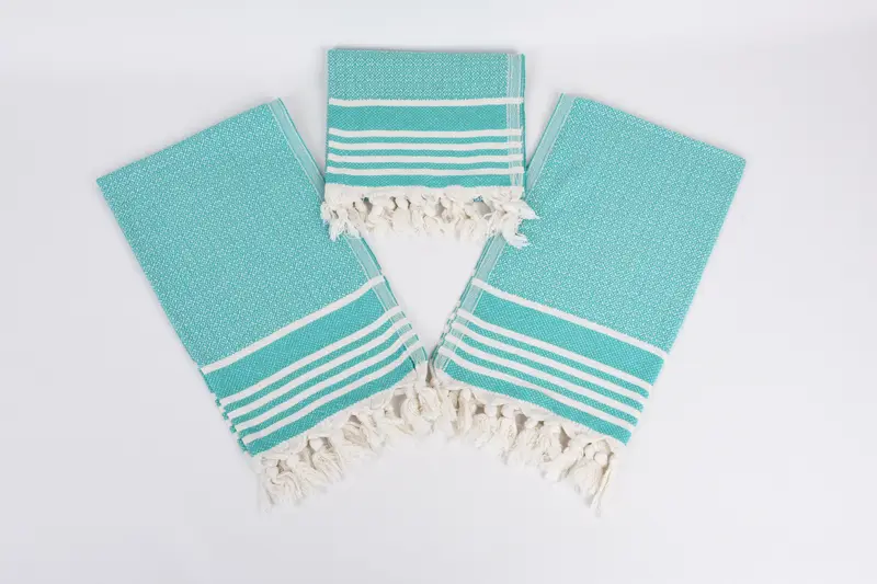 Favores de boda, toalla de diamante de algodón 32x16, toallas de baño, toalla de regalo de dama de honor, toalla de cocina de monograma, favores de ducha de novia, regalo para la casa - 6