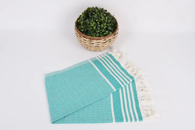 Favores de boda, toalla de diamante de algodón 32x16, toallas de baño, toalla de regalo de dama de honor, toalla de cocina de monograma, favores de ducha de novia, regalo para la casa - 4