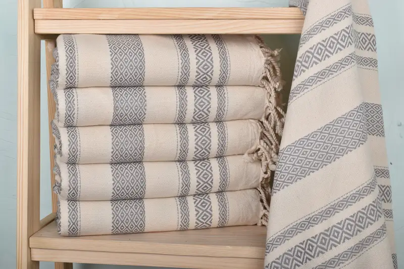70x36 Cotton Diamond Towel, Quick-dry towel, Yoga Towel, Wedding Towel, Turkish bath towel, Peshtemal Towel, Wedding Day Gift For Bride, Thin towel - 2
