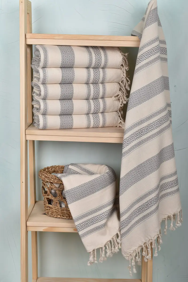 70x36 Cotton Diamond Towel, Quick-dry towel, Yoga Towel, Wedding Towel, Turkish bath towel, Peshtemal Towel, Wedding Day Gift For Bride, Thin towel - 3