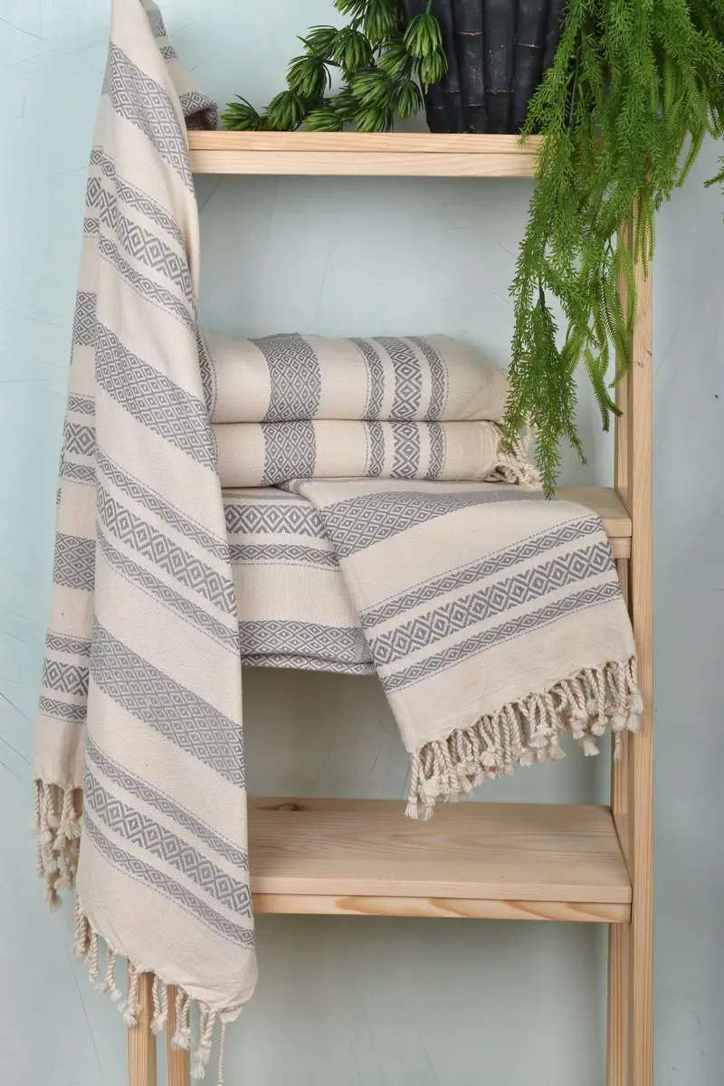 70x36 Cotton Diamond Towel, Quick-dry towel, Yoga Towel, Wedding Towel, Turkish bath towel, Peshtemal Towel, Wedding Day Gift For Bride, Thin towel - 6