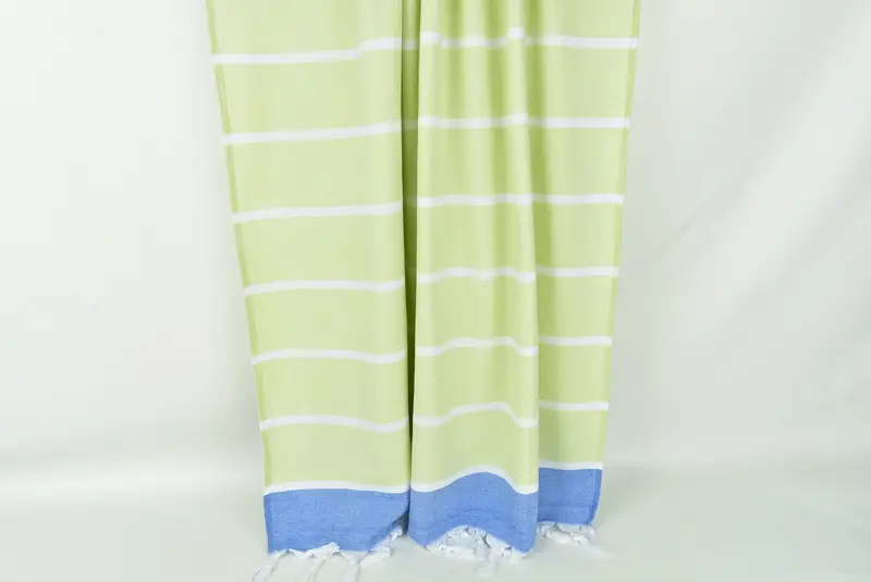 Beach towel, Lightweight towel, Cotton towel, 68x40 Cotton Striped Terry Towel, Yoga Towel, Spa Towel, Organic Cotton Towel, Gift For Best Friend - 8