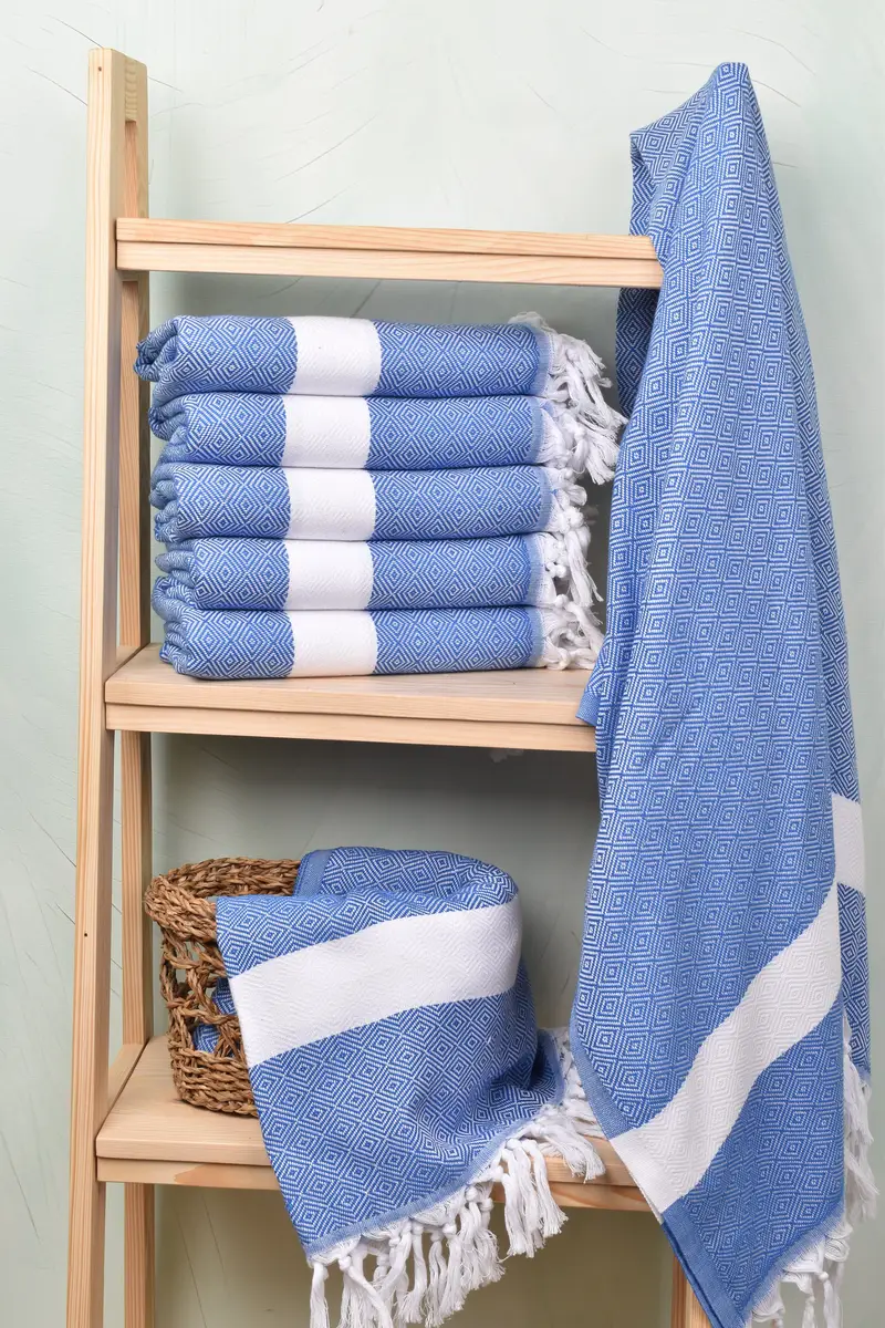 70x40 Cotton Diamond Towel, Absorbent Turkish towel, Organic Turkish towel, Wedding Towel, Lightweight Turkish towel, Bachelor Party Favors - 3