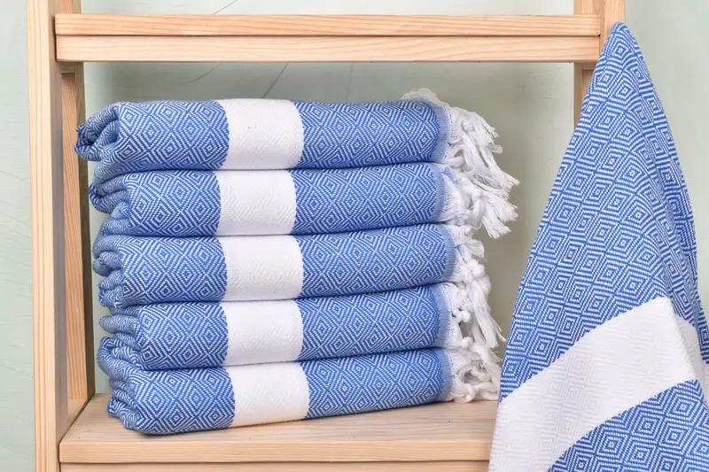 70x40 Cotton Diamond Towel, Absorbent Turkish towel, Organic Turkish towel, Wedding Towel, Lightweight Turkish towel, Bachelor Party Favors - 1