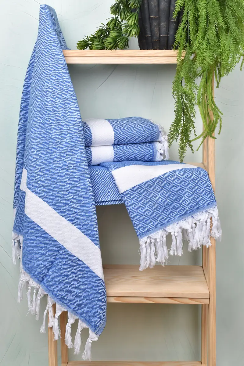 70x40 Cotton Diamond Towel, Absorbent Turkish towel, Organic Turkish towel, Wedding Towel, Lightweight Turkish towel, Bachelor Party Favors - 6