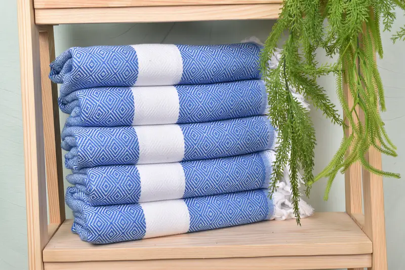 70x40 Cotton Diamond Towel, Absorbent Turkish towel, Organic Turkish towel, Wedding Towel, Lightweight Turkish towel, Bachelor Party Favors - 2