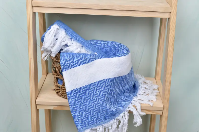 70x40 Cotton Diamond Towel, Absorbent Turkish towel, Organic Turkish towel, Wedding Towel, Lightweight Turkish towel, Bachelor Party Favors - 4