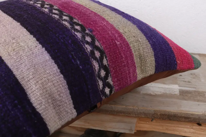 Pillow Case, Morroccon Kilim Cushion Cushion, Pillow for Sofa, 16x16 Blue Cushion, Kilim Pillow, Handwoven Pillow Cover Pillow, Pillow for Couch - 6