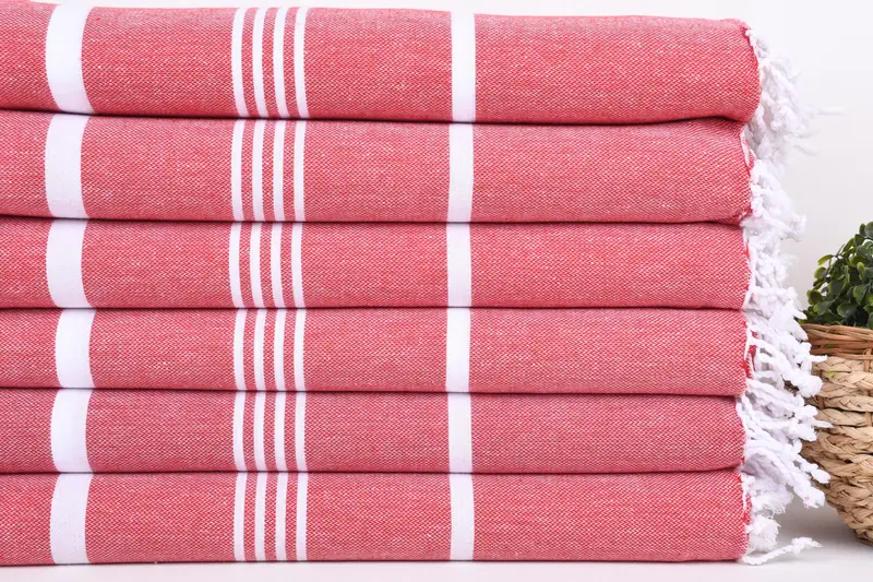 Beach Towel Bulk, Lightweight towel, Custom Wedding Towel, 70x40 Cotton Striped Towel, Home Gift, Yoga Towel, Personalized Beach Towel, Thin towel - 2