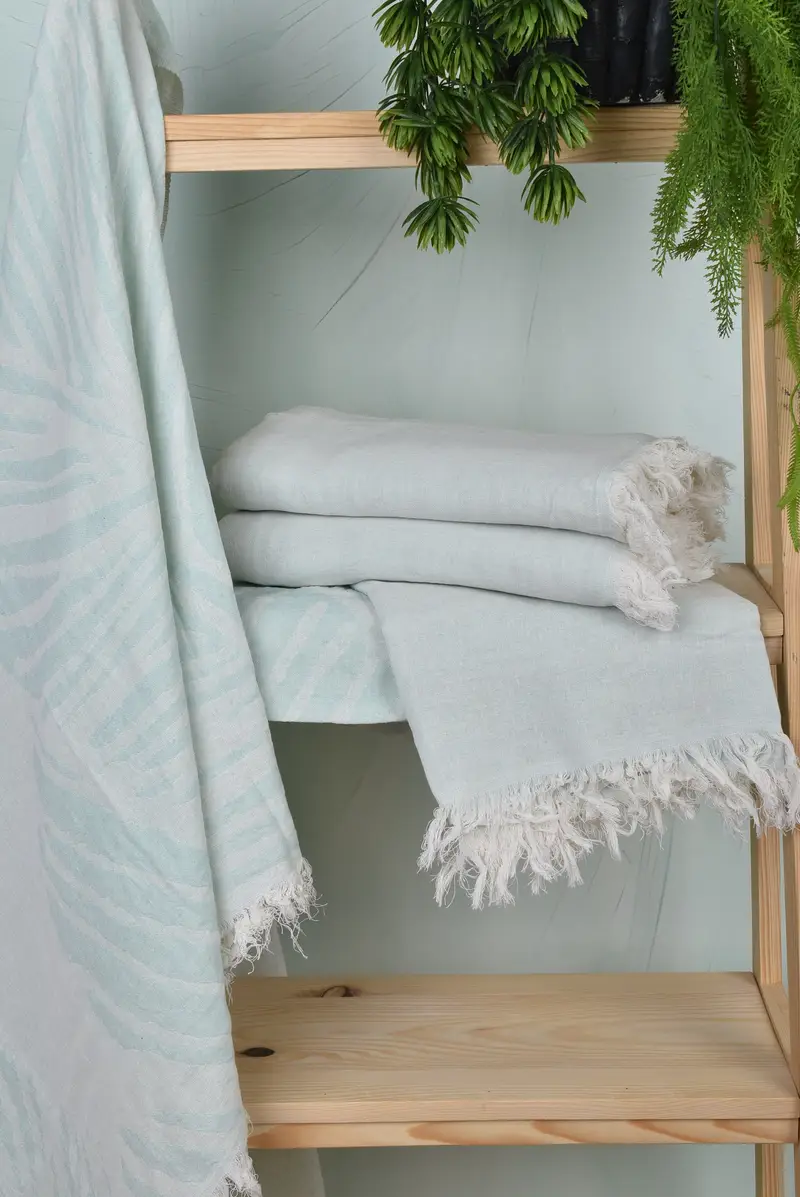 Personalized Gift For Her, 70x40 Cotton Floral Design Towel, Soft towel, Turkish bath towel, Monogrammed Turkish Towel, Organic Turkish towel - 7
