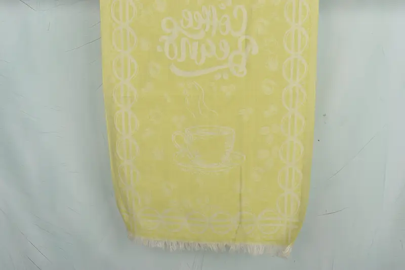 Gift For Coworker, Gifts For Him, 28x20 Cotton Coffee Patterned Towel, Best Wedding Gift, Wedding Favors, Bridesmaid Gifts, Monogrammed Hand Towel - 1