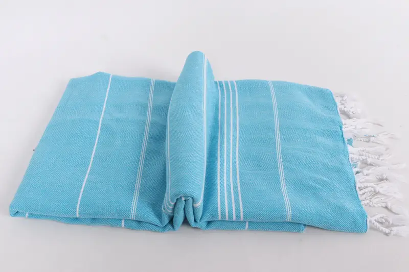 Custom Wedding Gifts, Wedding Favors, Turkish Cotton Throw Blanket, 88x60 Cotton Striped Towel, Shower Curtain, Bridesmaid Favors, Custom Blanket - 6