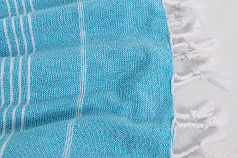 Custom Wedding Gifts, Wedding Favors, Turkish Cotton Throw Blanket, 88x60 Cotton Striped Towel, Shower Curtain, Bridesmaid Favors, Custom Blanket - 8