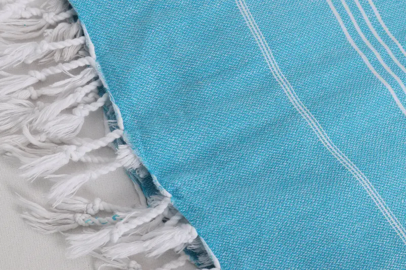 Custom Wedding Gifts, Wedding Favors, Turkish Cotton Throw Blanket, 88x60 Cotton Striped Towel, Shower Curtain, Bridesmaid Favors, Custom Blanket - 7