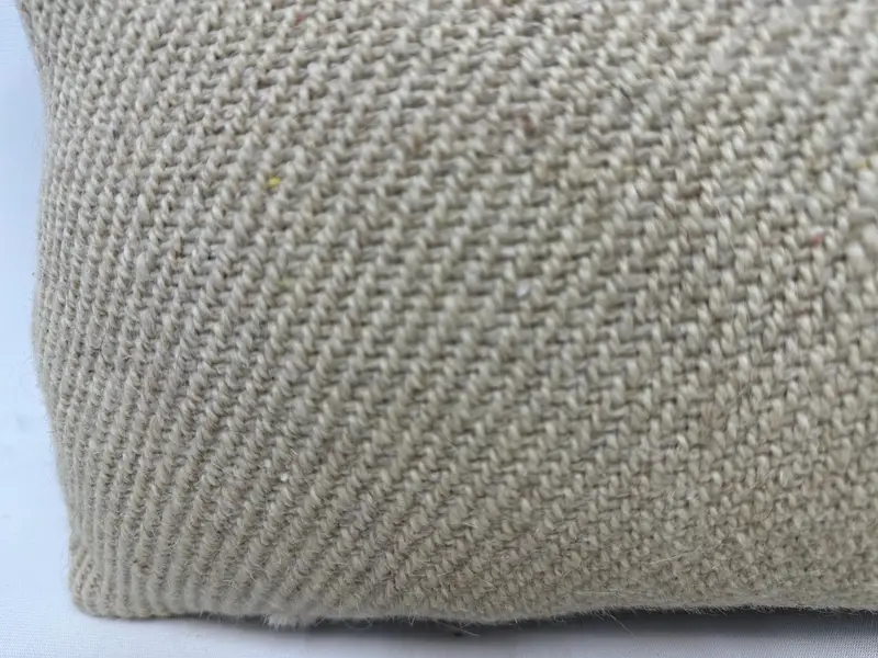 Vintage Pillow, Pillow for Sofa, Cushion Case, Turkish Kilim Pillow, 12x20 Beige Cushion, Turkish Bench Pillow Cover, Authentic Pillow - 2