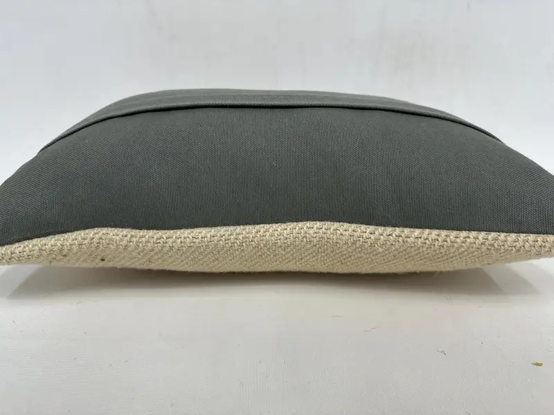 Vintage Pillow, Pillow for Sofa, Cushion Case, Turkish Kilim Pillow, 12x20 Beige Cushion, Turkish Bench Pillow Cover, Authentic Pillow - 7