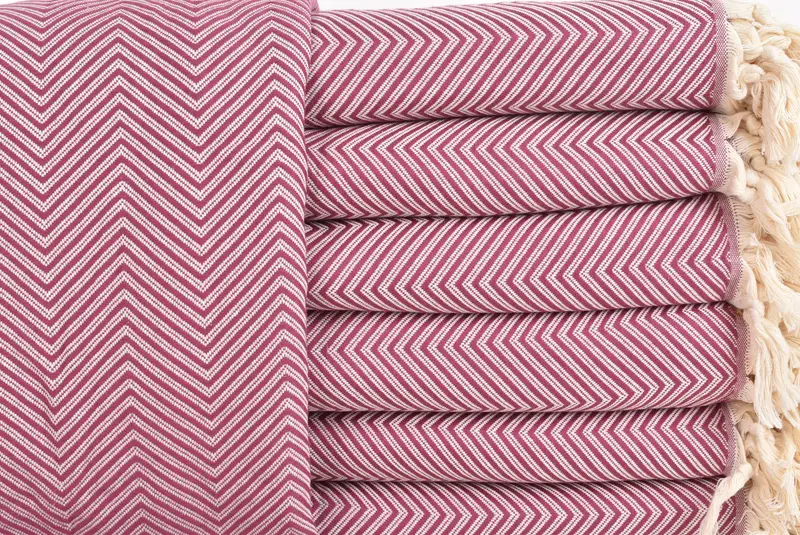 Gift For The Home Decor, Decorative Bedspread, Bridesmaid Gifts, 92x80 Cotton Striped Towel, Bohemian Bedspread, Turkish Blanket, Custom Blanket - 1