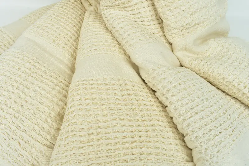 Christmas Tablecloth, Bedspread, Decorative Blanket, Valentine Day Gift For Her, Gift For The Home, Wedding Favors, 84x80 Cotton Waffle Towel - 5