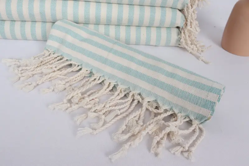 Spa Towel, 40x24 Cotton Striped Towel, Bridesmaid Gifts, Personalized Wedding Gift, Custom Hand Towel, Monogrammed Hand Towel, Beach Wedding Favor - 4